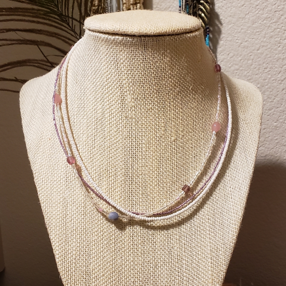 Multi-Strand Beaded Necklace